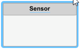 A component with the name Sensor.