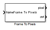 Frame To Pixels block