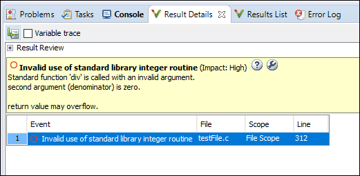 Open result details pane to visit context-sensitive help