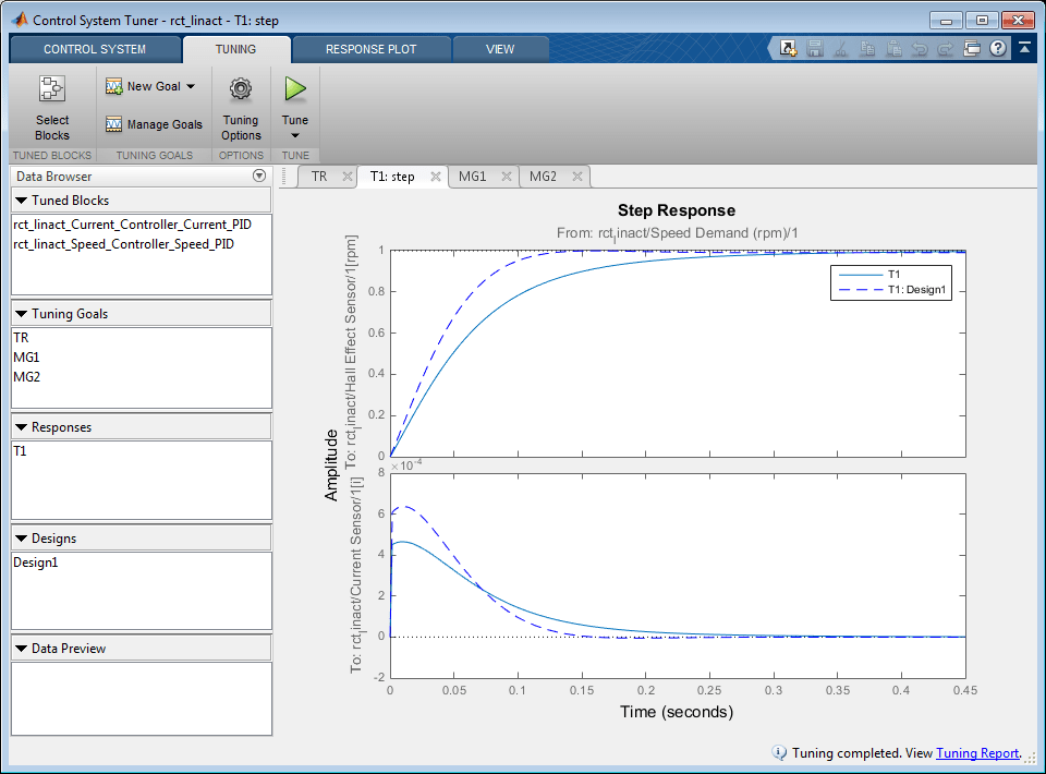 Control System Tuner app