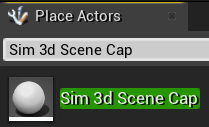 Unreal Editor Place Actors tab