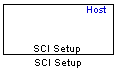 SCI Setup block