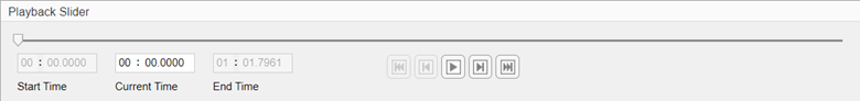 Playback Slider with timestamps