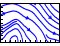 Cartesian grid with plotted lines and arrows