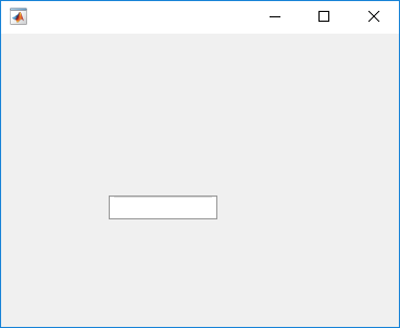 Figure window with a blank edit field.