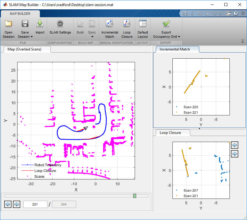 SLAM Map Builder app