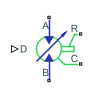 Variable-Displacement Motor (IL) block