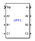 Unified Power Flow Controller (Phasor Type) block