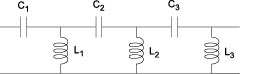 Two-port LC highpass tee network