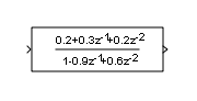 Transfer Fcn Direct Form II block