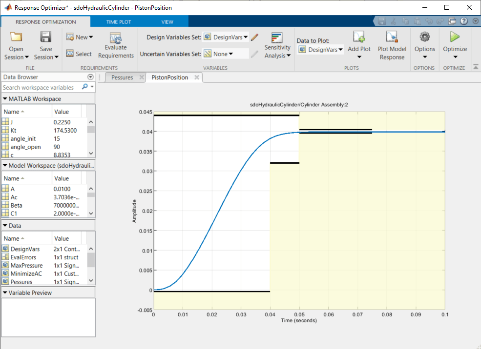 Response Optimizer app