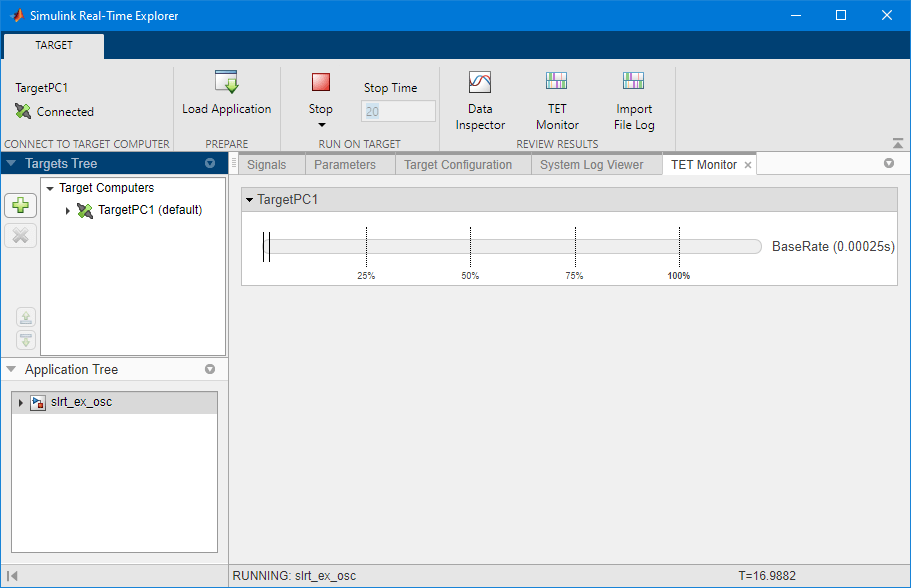 Image of slrt explorer tet monitor tab