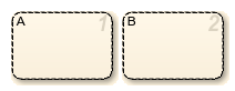 Stateflow chart with two parallel (AND) states.