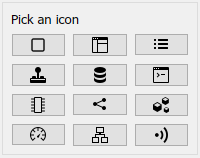 Default stereotype icons.