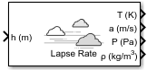 Lapse Rate Model block