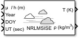 NRLMSISE-00 Atmosphere Model block