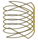 Quadfilar dipole helix antenna