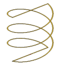 Bifilar dipole helix antenna