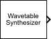 Wavetable Synthesizer block