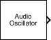 Audio Oscillator block