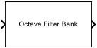 Octave Filter Bank block