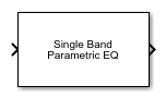 Single-band parametric EQ block