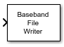 Baseband File Writer block