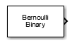 Bernoulli Binary Generator block