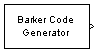 Barker Code Generator block