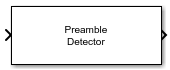 Preamble Detector block