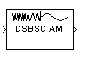 DSBSC AM Demodulator Passband block