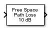 Free Space Path Loss block
