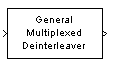 General Multiplexed Deinterleaver block