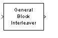 General Block Interleaver block