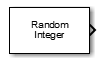 Random Integer Generator block