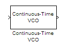 Continuous-Time VCO block