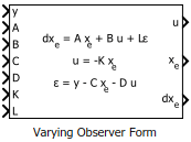 Varying Observer Form block