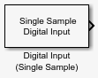 Digital Input (Single Sample) block