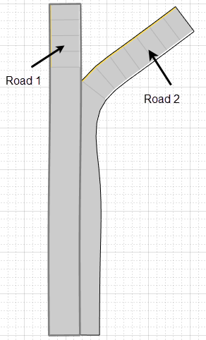 Input overlapping roads