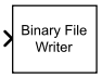 Binary File Writer block