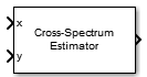 Cross-Spectrum Estimator block