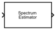 Spectrum Estimator block