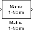 Matrix 1-Norm block