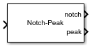 Notch-Peak Filter block