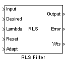 RLS Filter block