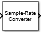 Sample-Rate Converter block