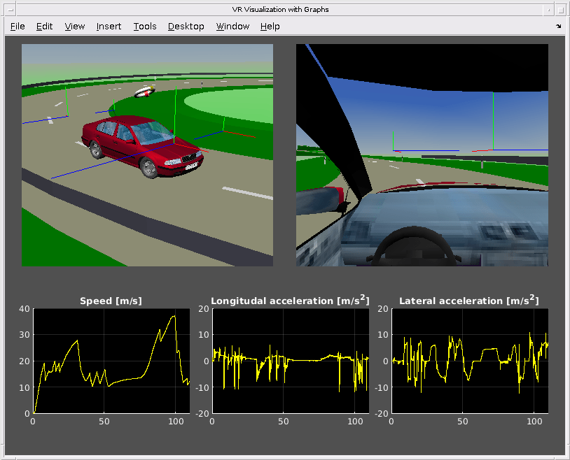 Vehicle dynamics. Визуальная динамика. Simulink 3d animation. Vehicle Dynamics Control.