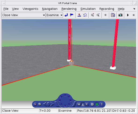 Portal Crane with Predefined Trajectory