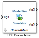 HDL Cosimulation block
