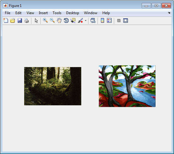 Two images displayed in the same figure window.